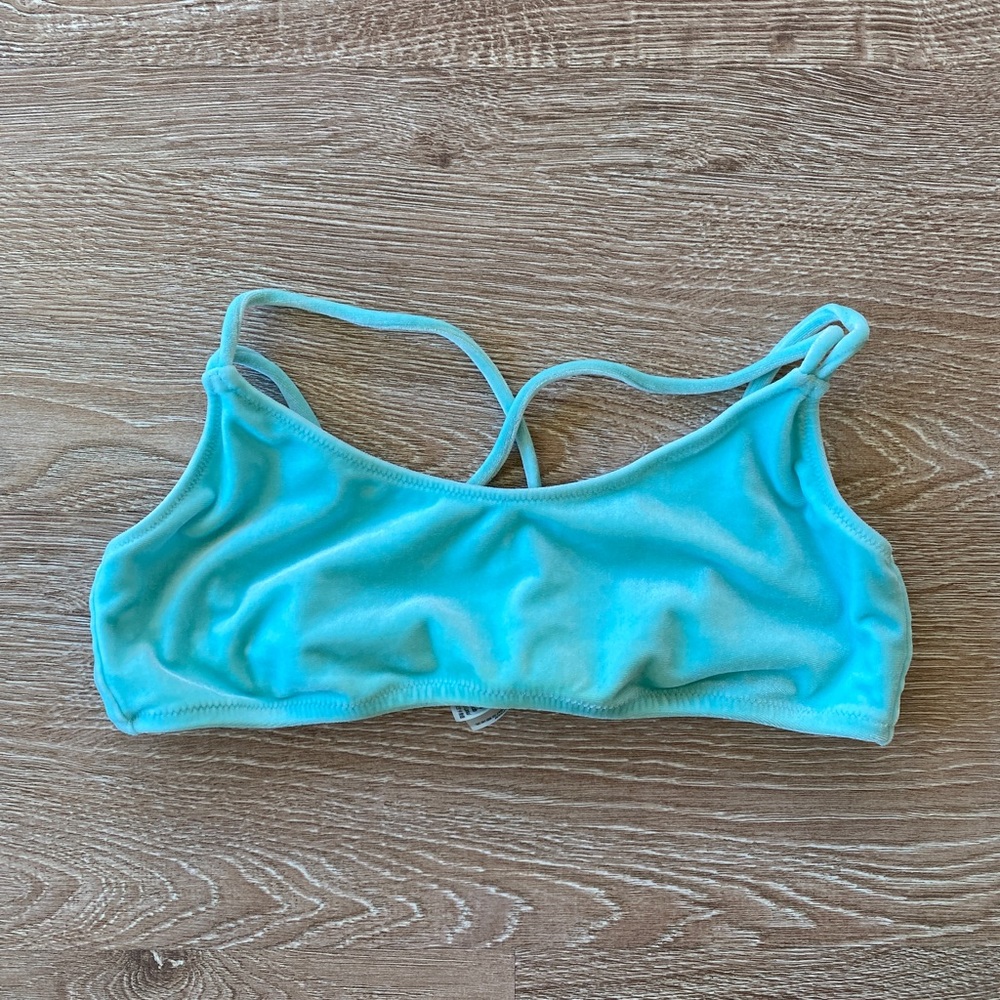 VS PINK Velvet Bikini Top (Never Worn) - Size M